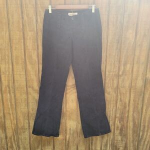 London Jean Chino Stretch The Kate Fit Black Corduroy Pants Womens Size 0